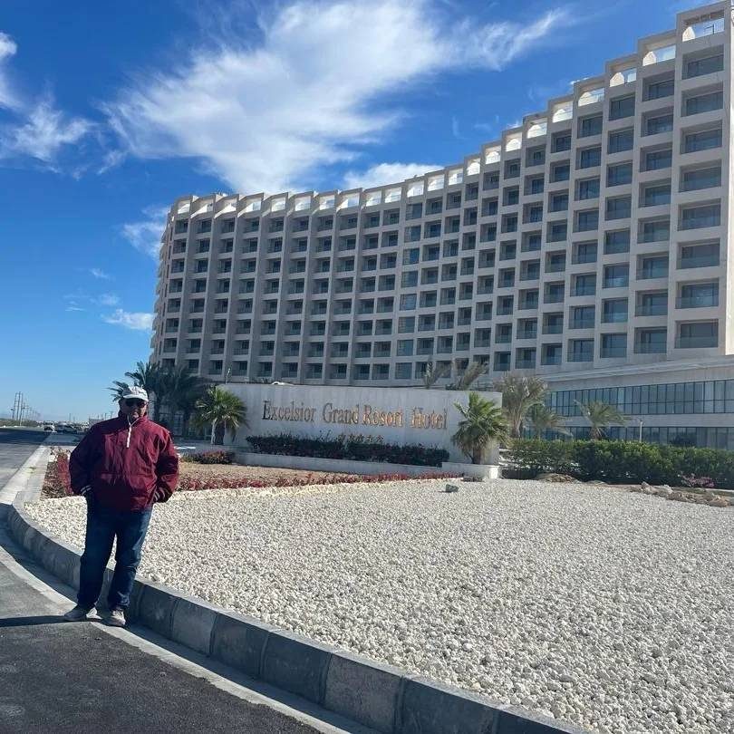 Hamed Raouf Malayeri at the Excelsior Grand Resort Hotel, Kish